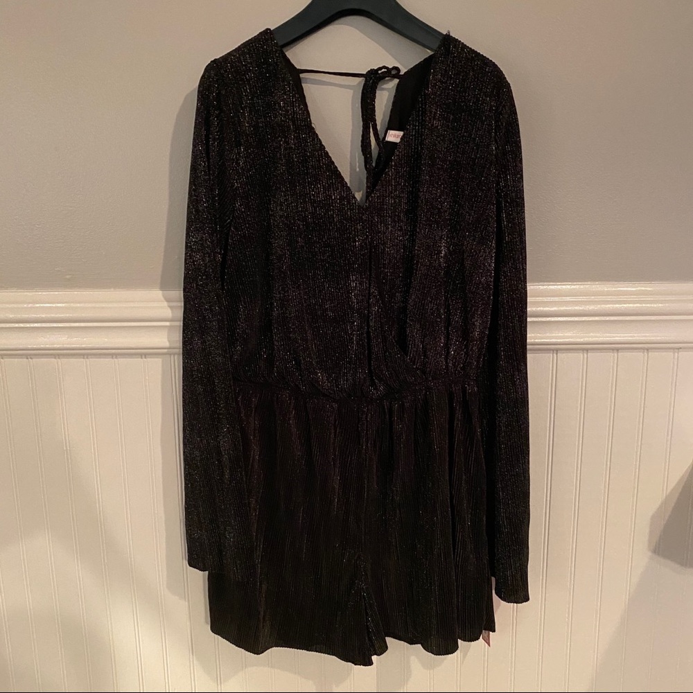 Silver Sparkle Romper